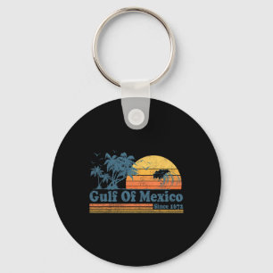 Porte-clés Golfe vintage Du Mexique Depuis 1672 Retro Beach S