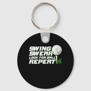 Porte-clés Golfer Swing Sweat Look For Ball