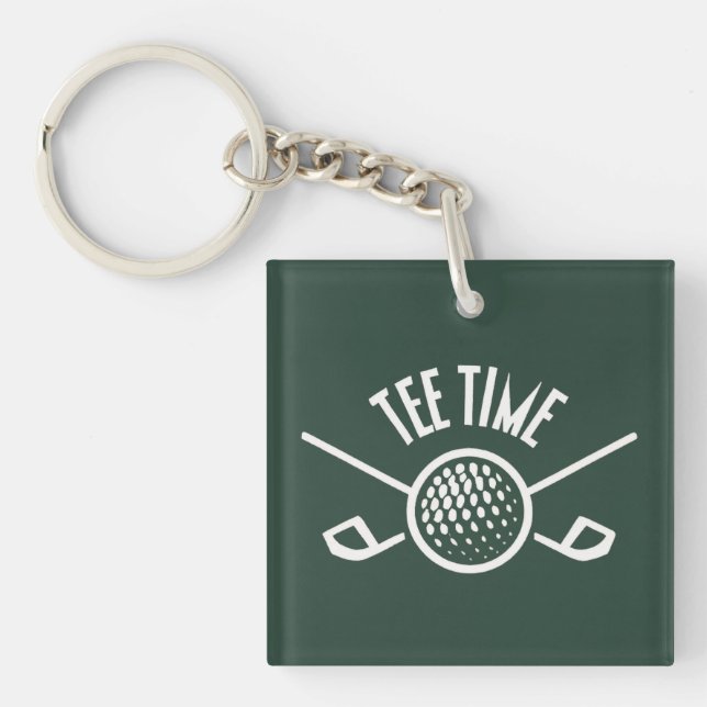 Porte-clés Golfers Tee Time (Devant)