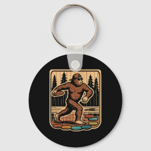 Porte-clés Golfeur de Disque de Sasquatch Drôle de Golf de Di