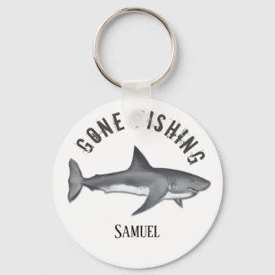 Porte-clés Gone Fishing Tuna Fish Modern Fishman Cute