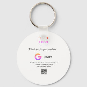 Porte-clés Google examen logo de l'entreprise Analyser QR exa