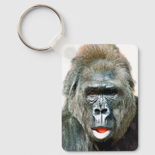 PORTE-CLÉS GORILLE DRÔLE MIGNON