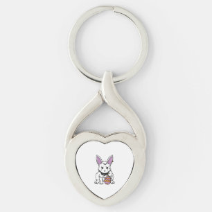 Porte-clés Gothique Lapin Gothique Bunny Gothique Emo de Pâqu