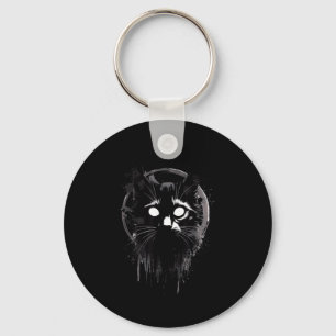 Porte-clés Gothique Mignon Chat Créatif Horreur Kitty Esquiss
