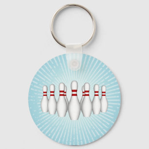 Porte-clés Goupilles de bowling : modèle 3D : Porte - clé