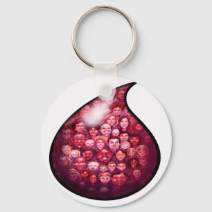 Porte-clés Goutte de sang