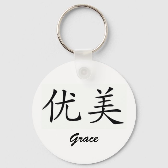 Porte-clés Grâce (Recto)