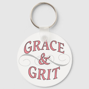 Porte-clés Grace & Gris en rose et gris