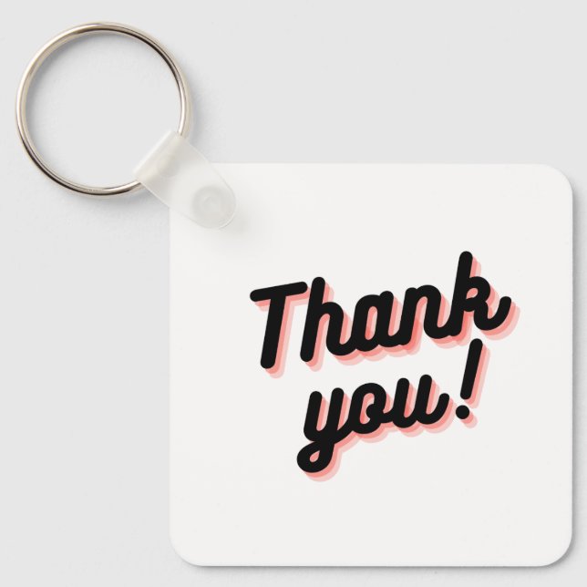 Porte-clés Gradient Merci Fob (Recto)