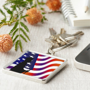 Porte-clés Graduate#-Premium Carré Porte - clé