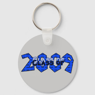 Porte-clés Graduation Class of 2009 Blue and Grey