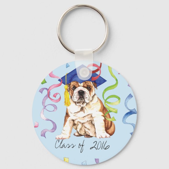 Porte-clés Gradué de Bulldog (Recto)