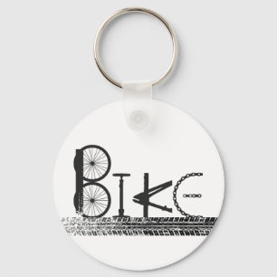 Porte-clés Graffiti de Pièces de Vélo avec Pneus