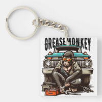 Graisse Singe Fixation Camion Vintage | Cadeau méc