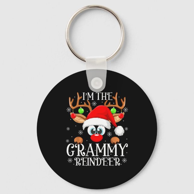 Porte-clés Grammy Reindeer Christmas Family Matching Group Fu (Recto)