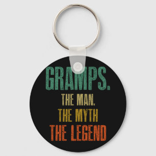 Porte-clés GRAMPE L'HOMME LE MYTHE LA Fête des pères LÉGENDE