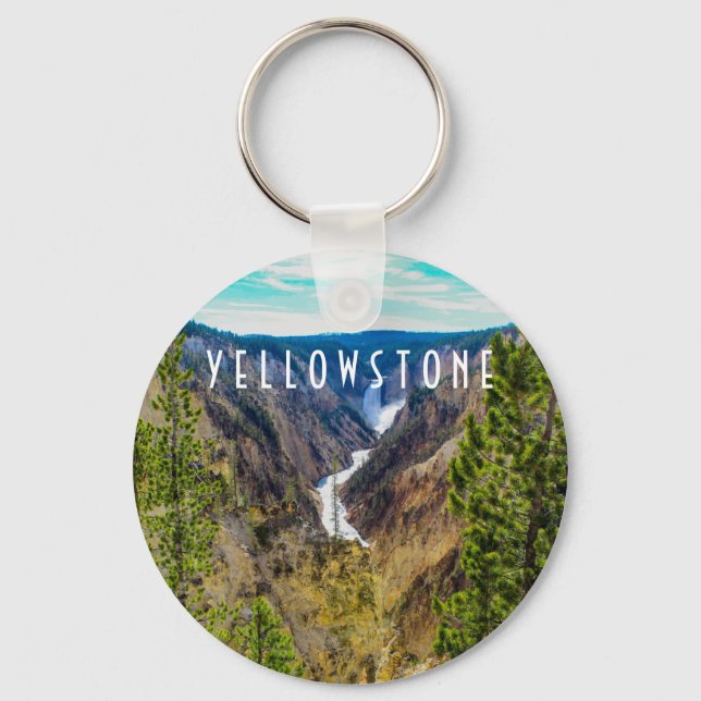 Porte-clés Grand Canyon de Yellowstone (Recto)