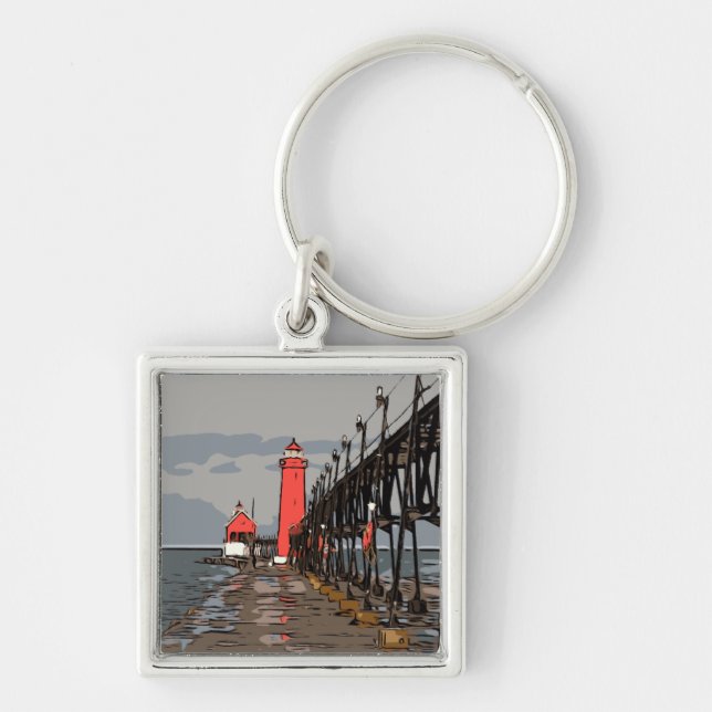 Porte-clés Grand Haven Light (Devant)