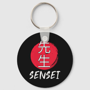 Porte-clés Grand Karate Sensei tenue japonaise design de comb