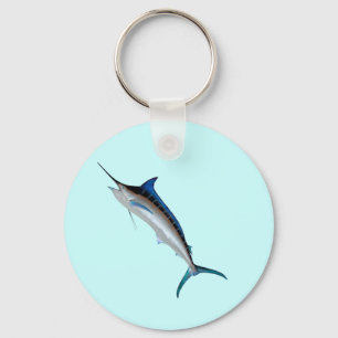 Porte-clés Grand Marlin bleu