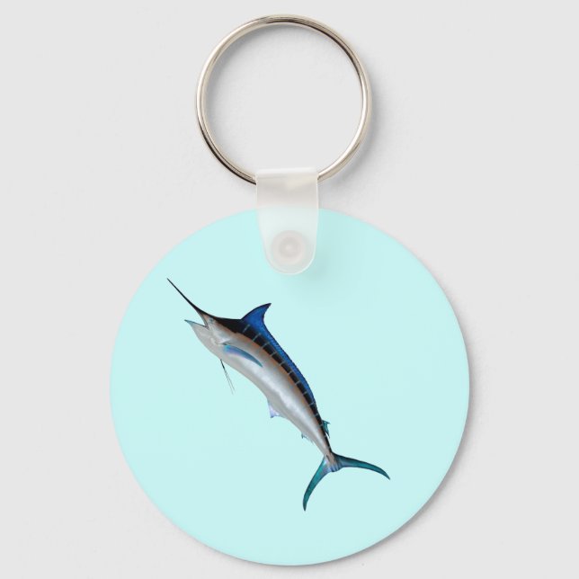 Porte-clés Grand Marlin bleu (Recto)