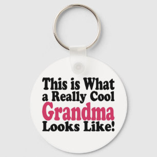Porte-clés Grand-mère cool