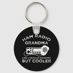 Porte-clés Grand-mère de la radio de jambon comme grand-mère 