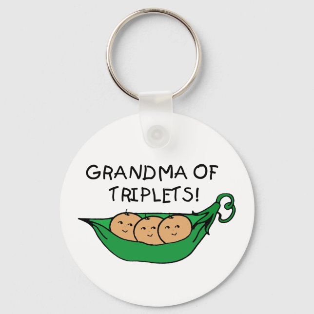 Porte-clés Grand-mère de Triplets Pod (Recto)