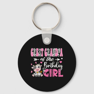 Porte-clés Grand-Père De L'Anniversaire Fille Cute Cow 1st Bi