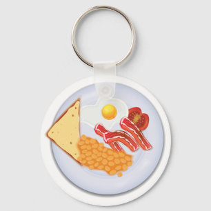 Porte-clés Grand petit déjeuner britannique