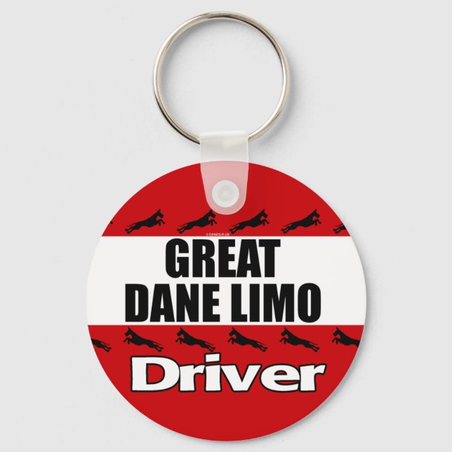 Porte-clés Grand pilote Dane Limo (Recto)