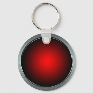 Porte-clés Grand porte - clé de bouton rouge