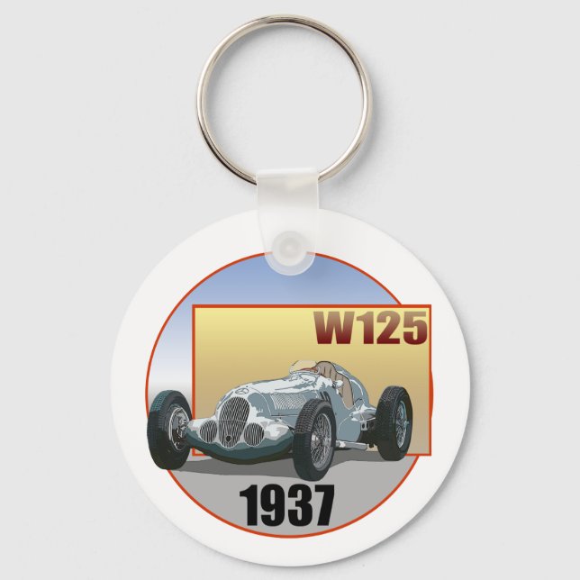 Porte-clés Grand Prix de la classe W125 1937 (Recto)