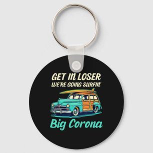Porte-clés Grande fille de surf de plage de Corona Del Mar Co