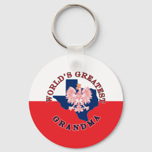 Porte-clés Grande grand-mère du monde