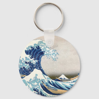 Porte-clés Grande vague au large de Kanagawa Hokusai Art japo