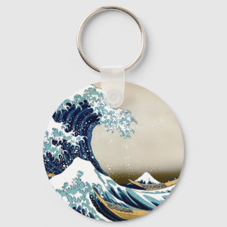 Porte-clés Grande vague de haute qualité au large de Kanagawa