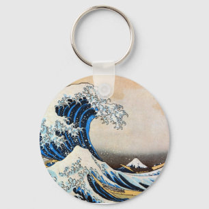 Porte-clés Grande vague, Hokusai, Ukiyo-e