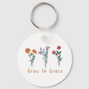 Porte-clés Grandir en Porte - clé chrétien de grâce