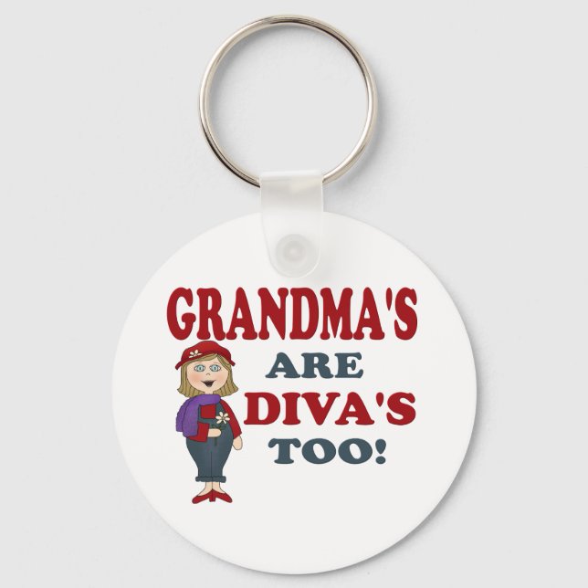 PORTE-CLÉS GRANDMA DIVA (Recto)