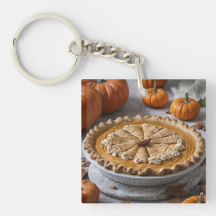 Porte-clés Grandmas Rustic Citrouille Pie,