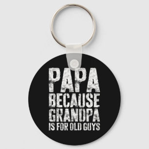Porte-clés Grandpa Art Pour Hommes Grand-Père Papa Père Paren