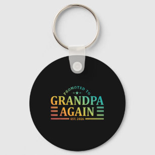 Porte-clés Grandpa Est 2026 Première 1ère Fois Grand-Père Nou