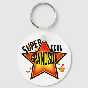 Porte-clés Grandson Super Cool Star Funny Keychain