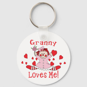 Porte-clés Granny Love's me Rag Doll