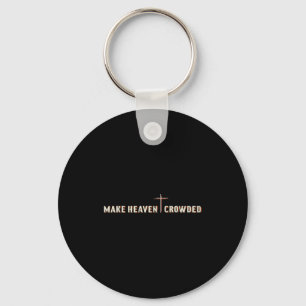 Porte-clés Graphique chrétien de la croix de Jésus rendant le