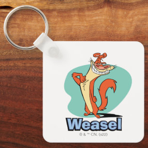 Porte-clés Graphique de caractères de fidélité de Weasel