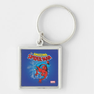 Porte-clés Graphique de prix rétro Spider-Man