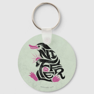 Porte-clés Graphique de typographie NIFFLER™